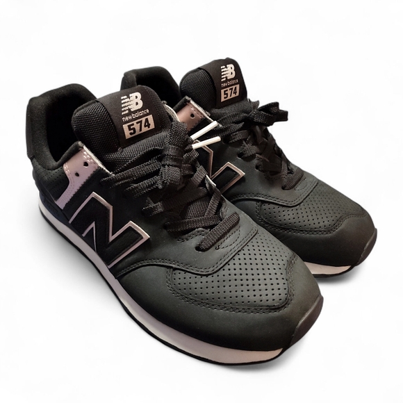 New Balance 574 Sneakers Black Rose Womens Size 11.5 - Picture 8 of 10